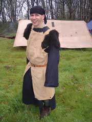 Xavier, avec sa tenue de circonstance