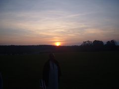 Couccher de soleil sur le Père Bonino