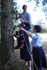 Installation du coin veillée